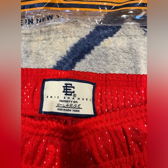 Eric Emanuel Red/orange Bone short - Picture 2 of 9